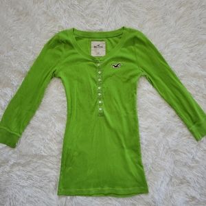 Vintage Y2k Hollister Henley Size XS